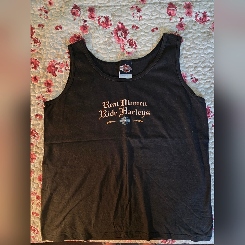 Vintage 90s Harley-Davidson Black Tank Top